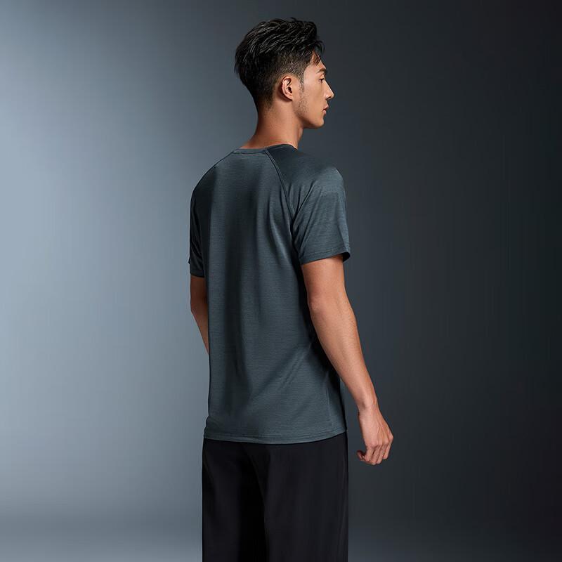 HLA Men's Quick-Dry Sport Print Short-Sleeve T-Shirt