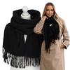 Scarf 180x70 PTN SP100C-5387 Black