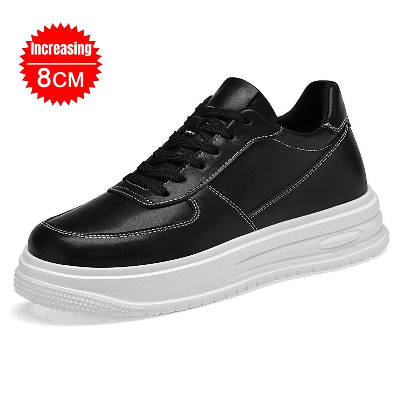 6cm 8cm Platform Elevator Shoes Man Lifting Board Shoes Women Height-Increasing Flat Sneakers Enhancing Increase Casual Shoes