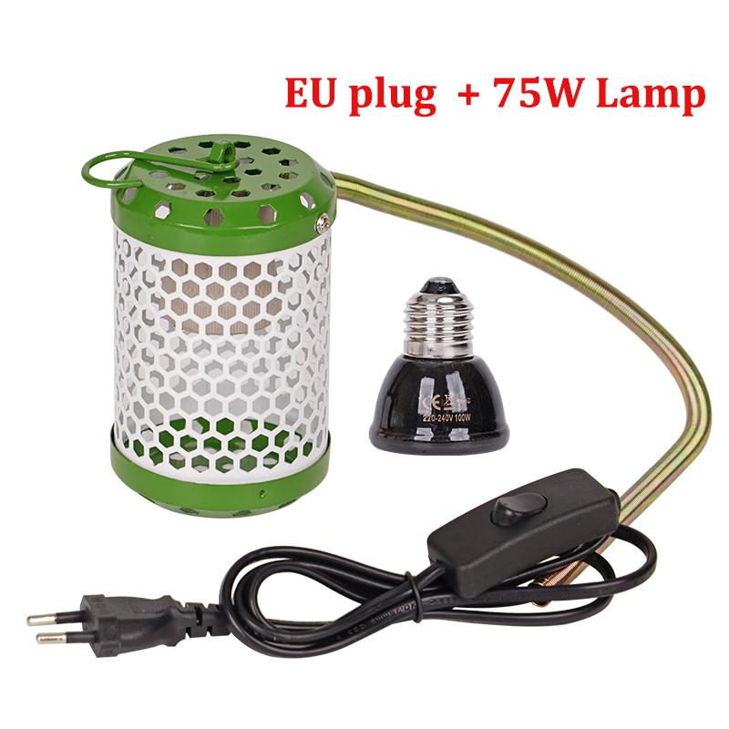 Pet Parrot Heat Lamp Preservation Cover Ceramic Lamp Anti-bite Anti-scalding Reptile Warm Lights Accessories Bird Supplies