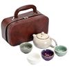 Five Famous Kilns Portable Travel Tea Set, Business Bank Company Event Gifts Can Be Used As Gift Boxes