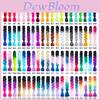 Bunte Ombre Jumbo-Zöpfe für Frauen! Verändere deinen Look mit diesem exotischen Stil! Figuren)