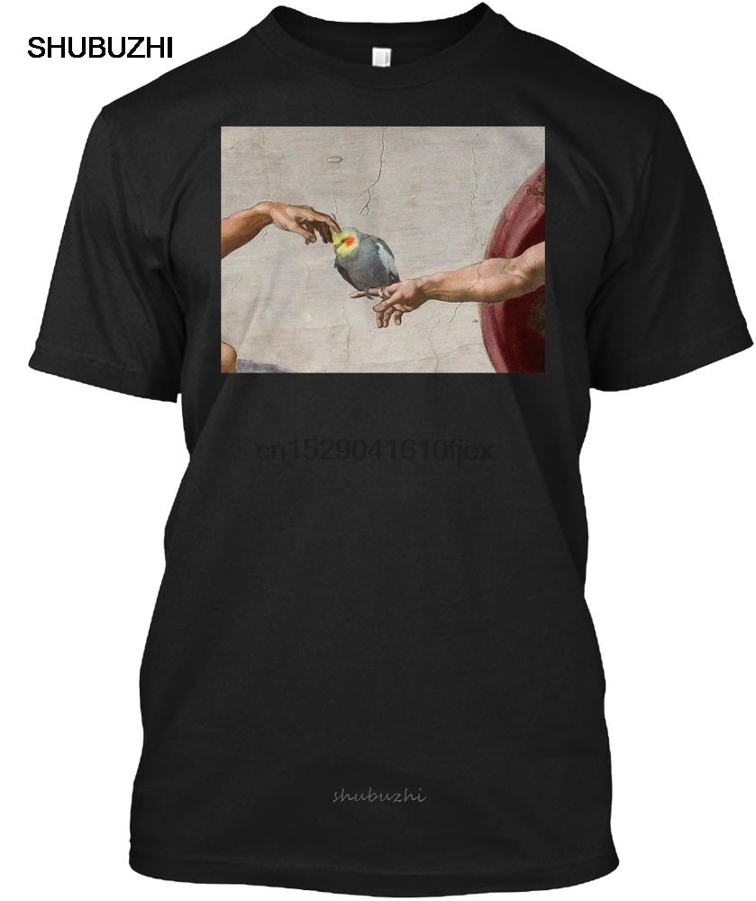 

Men t shirt Scritching a cockatiel tshirts Women t-shirt 4XL