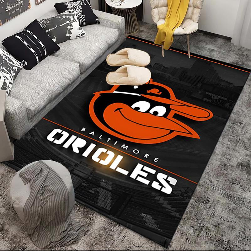 Baltimore Basketball Area Rug Suitable for Indoor And Outdoor,Carpets for Kitchens, Homes, Offices, Living Rooms,Home Decor,Christmas Gift