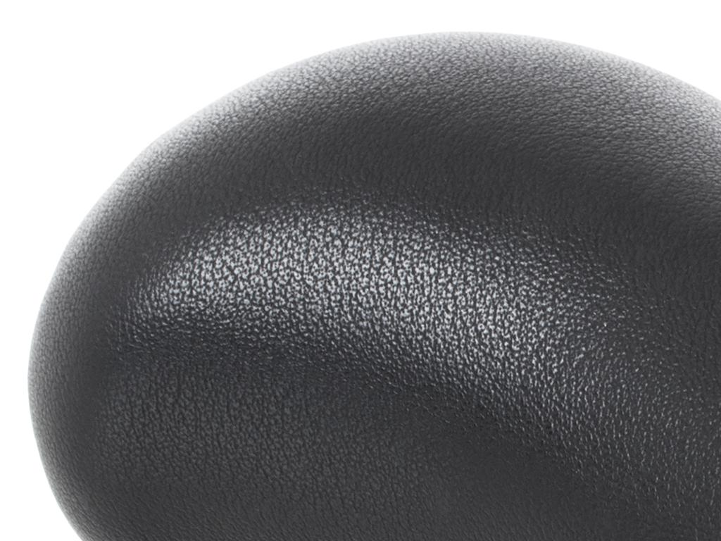 Renault Clio III 2005- 6-SPEED Gear Shift Knob BLACK LEATHER + CHROME