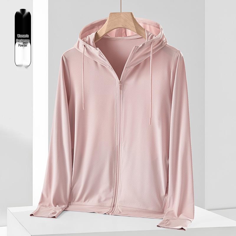 UPF50+ Knitted Hooded Sun Protection Clothing for Men and Women
