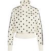Originals Satin Printed Polka Dot Sports Stand Collar Striped Long Sleeve Jacket Women Jackets KV1165