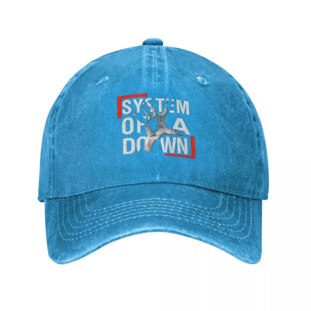 2026 Proud Band System Of A Down Baseball Cap Distressed Washed Metal Music Snapback Hat Unisex Outdoor Activities Adjustable Ha