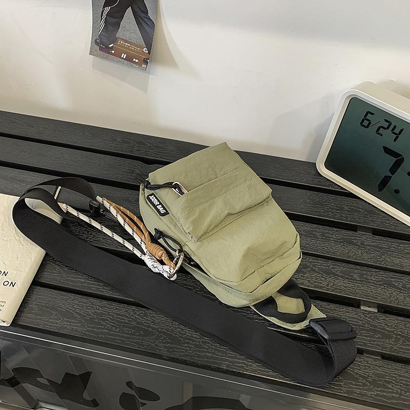 Breast Bag Women'S Trend Small Satchel Personalized Fashion Brand Crossbody Backpack Men'S Casual Mini Mobile Phone Bag