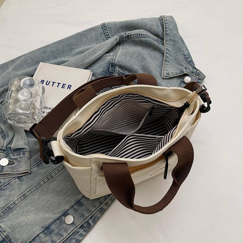 Handbag Letter Printed Canvas Bag Women Shoulder Bag