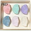 Shiny Shell Design Hair Clip Strong Grip Claw, Pearlescent Gradient Clip, Gentle Hold Lightweight Portable Accessories for Daily Wear