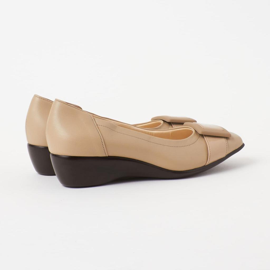 WELLFIT Low Heel Flat Made In 118034700008 [Diana] Shoes, Japan, Beige, 22.0cm,