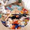 Dragon Ball Z Round Area Rug Carpet Rug For Living Room Bedroom Sofa Playroom Decor Nonslip Floor Mat