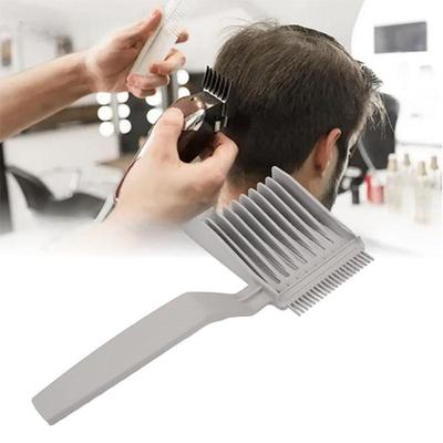 Pettine di posizionamento per taglio dei capelli Pettini da barbiere professionali Clipper per miscelazione Pettine per capelli con parte superiore piatta Pettine per dissolvenza per strumenti per lo styling del salone