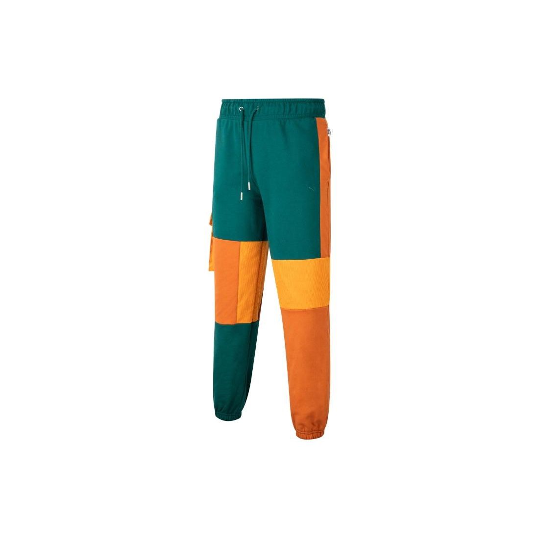 PUMA Select MMQ Series Color Block Cuffed Sweatpants Unisex 539585-87 M