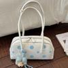 Korean Polka Dot Boston Baguette Pillow Bag - Women's Versatile 2026 Shoulder Bag