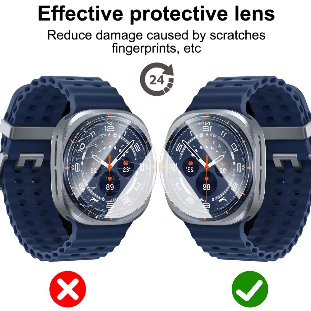 1-9Pcs Easy To Install Screen Protector Tempered Glass for Samsung Galaxy Watch Ultra Hydrogel Film for Samsung Watch Ultra 2025