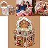 Gingerbread Man Christmas Gift Box With Paper Design For Holiday Parties And Gift Giving