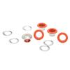 500 Sets 8mm Grommet Eyelet Kit Rust Prevention Metal Leather Grommets Kit Eyelets Tool Kit for Repairing Decorating