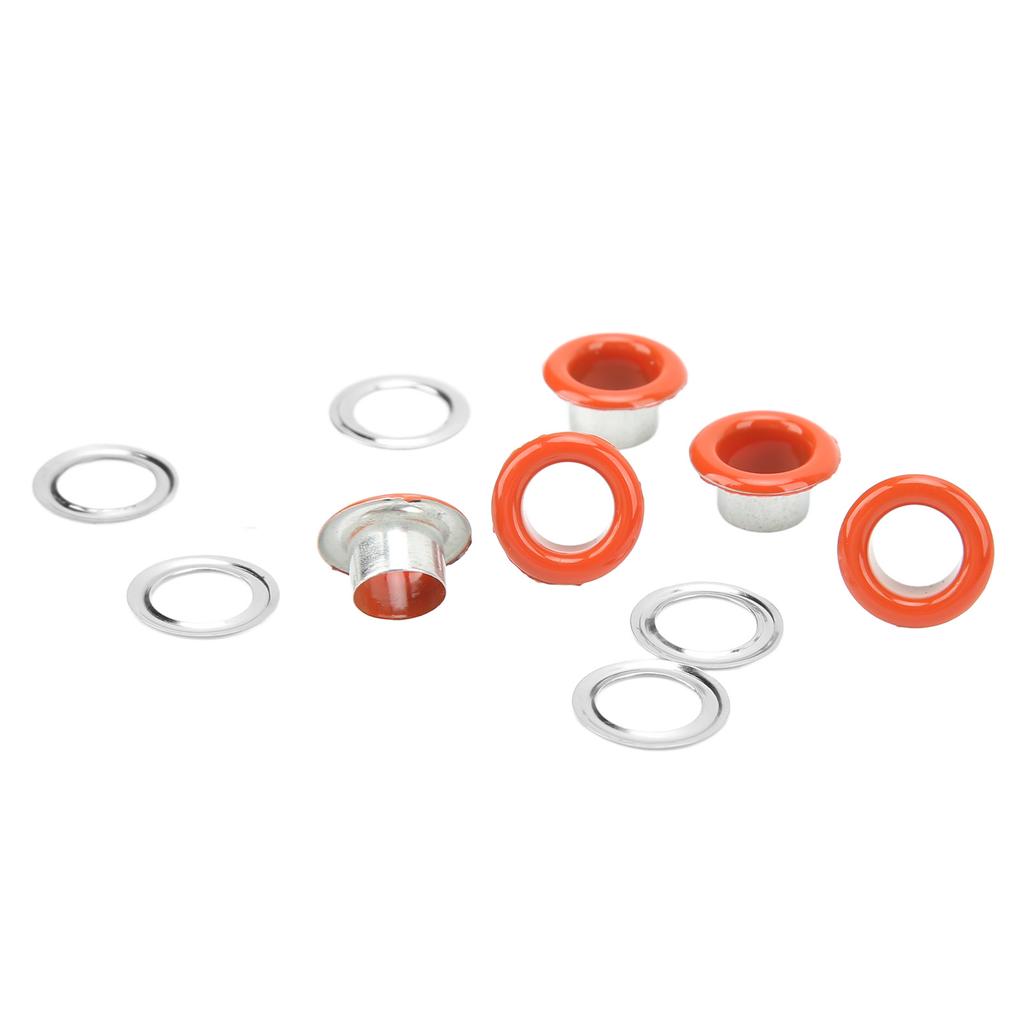 500 Sets 8mm Grommet Eyelet Kit Rust Prevention Metal Leather Grommets Kit Eyelets Tool Kit for Repairing Decorating