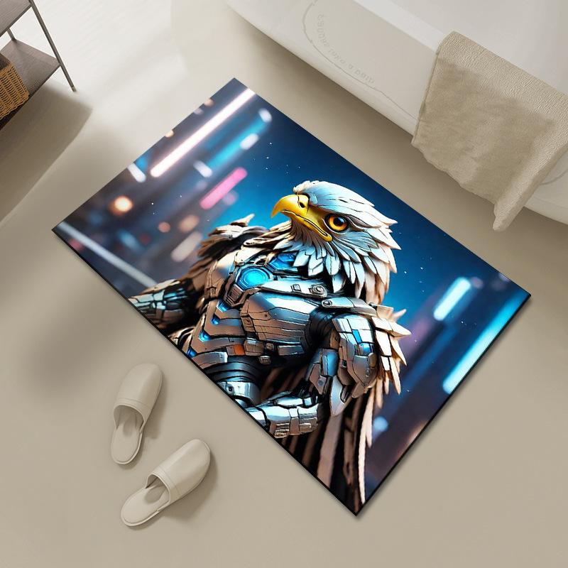 

Коврик для пола Mech Warrior Коврик для двери в дом Коврик для двери в ванную Впитывающий нескользящий коврик для входа в спальню 40 * 60cm diatom mud