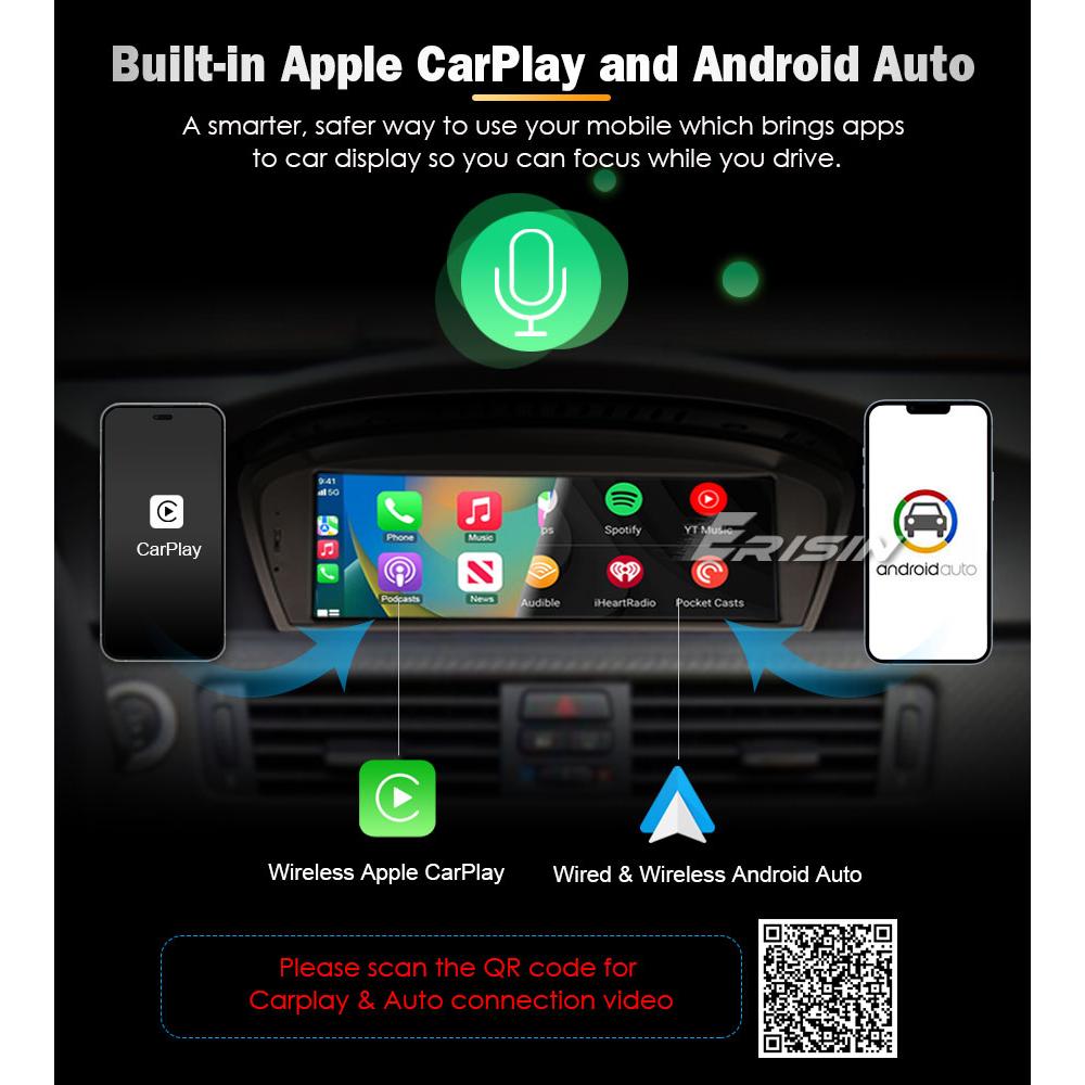 EU Stocks ES3360C Qualcomm Snapdragon Android 14 Car Stereo Dvd Gps for BMW CCC E90 E91 E92 E93 E60 E61 E63 CarPlay Car Radio