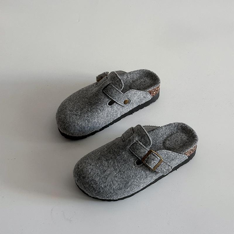 

Baotou Boken Tuo женская одежда весна 2025 новая интернет-знаменитость плоская подошва полустелька ленивые пробковые шлепанцы Birken 40