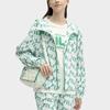 Fila Letter Print Hooded Casual Woven Jacket Women Jackets F11W419703F-ZB