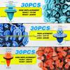 180PCS Snap Fasteners Set for Toyota Corolla/Camry Engine Undercover & Door Trim Retainers