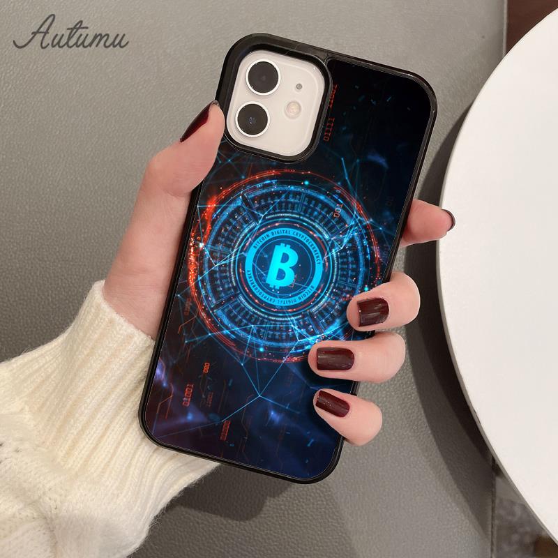 Bitcoin Handyhülle für iPhone 17 Air 15 16 16e 11 12 13 14 Pro Max Plus Hülle coque Fundas Schale
