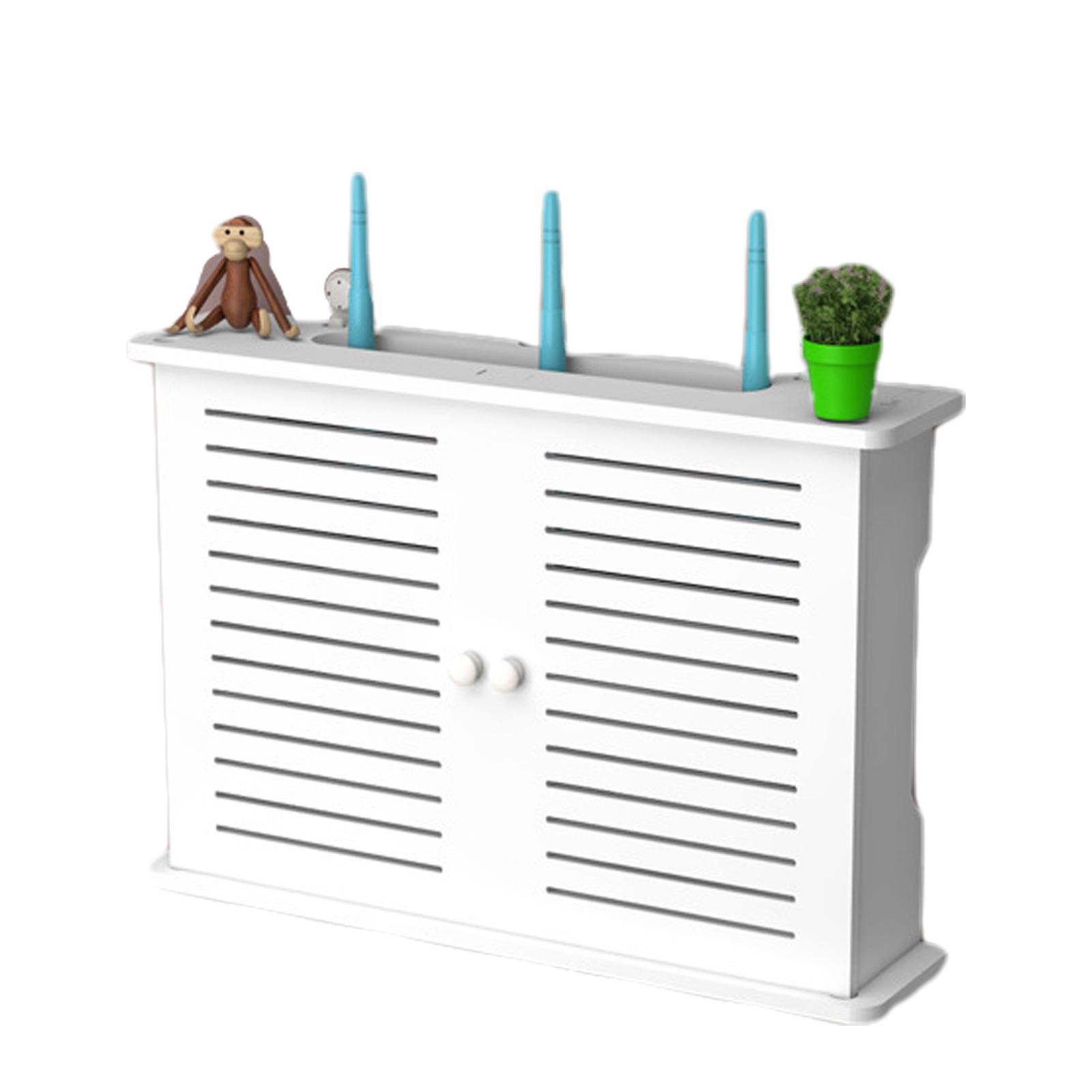 

ABS Коробка для хранения WiFi-роутера с дверцей шкафчика, для интернет-устройств и безопасного хранения Wi-Fi