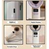 199 Wind Speeds Mini Bladeless Personal Fan USB Rechargeable Highspeed Cooling Fan  Camping