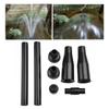 Watering Nozzle head Sprinklers Pool Tip 8pcs Set Black Home Multifunctional