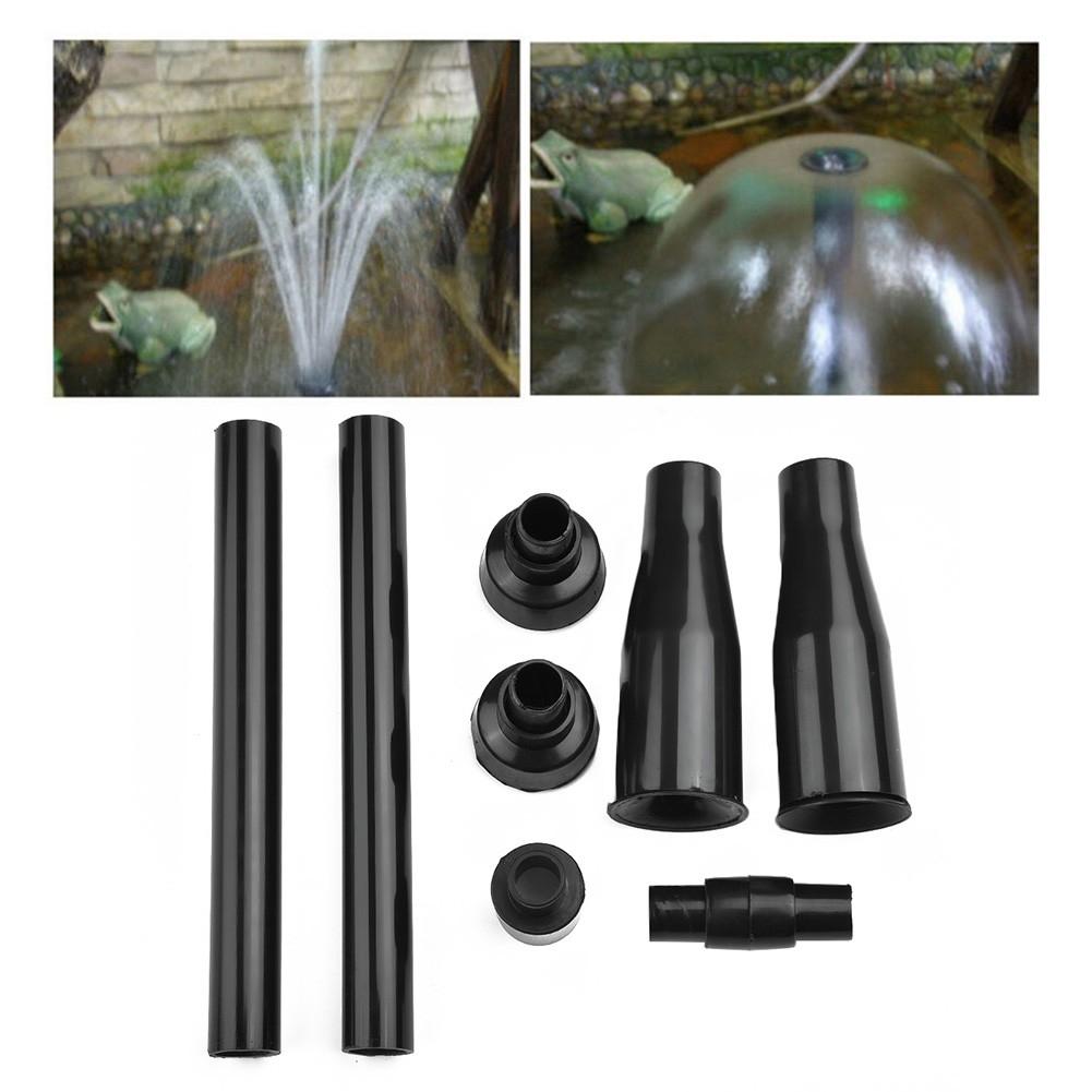 Watering Nozzle head Sprinklers Pool Tip 8pcs Set Black Home Multifunctional