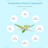 Elektronische Drohne Fliegende Vögel Fernbedienung Elektronischer Vogel Leichtgewicht Langlebig Simulation