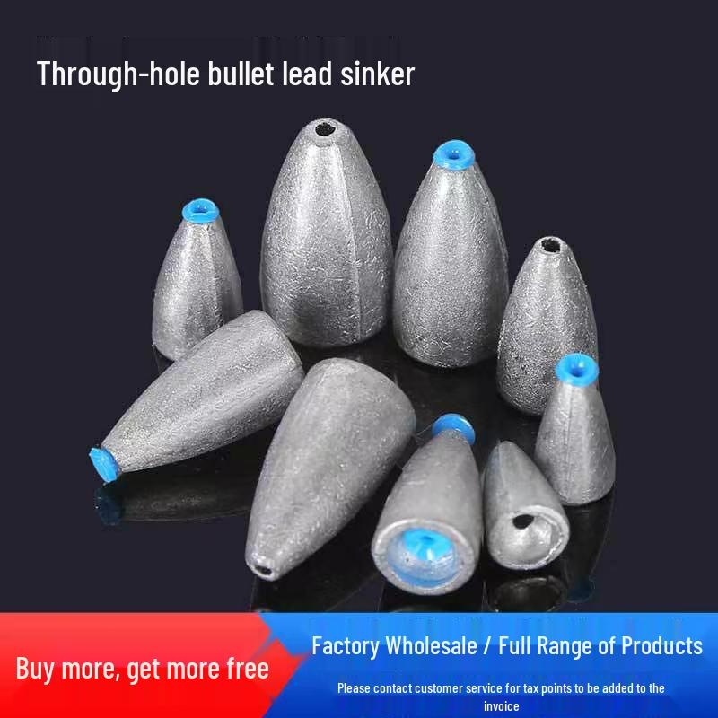 Lure Bullet Lead Sinker: Ideal for Long Casting and Anti-Snagging in Texas and Carolina Rigs.