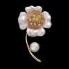 Bo Xin Yun Pink Freshwater Pearl Four-Leaf Clover Brooch