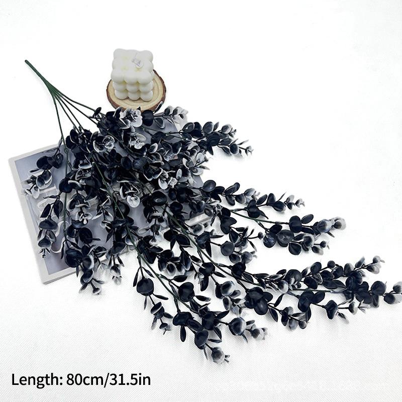 1-4pcs  Artificial Flower Plant Eucalyptus Rattan Vine Hanging Plants Home Garden Decoration Halloween Christmas Decoration 2025