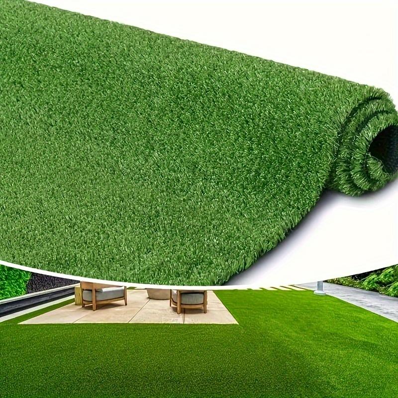 Kunstrasenrolle - Kunststoffrasen Realistische Grashalme, für Innen-/Außenbereich - Verwandeln Sie Ihren Garten in einen üppigen Garten, Kunstrasen Outdoor