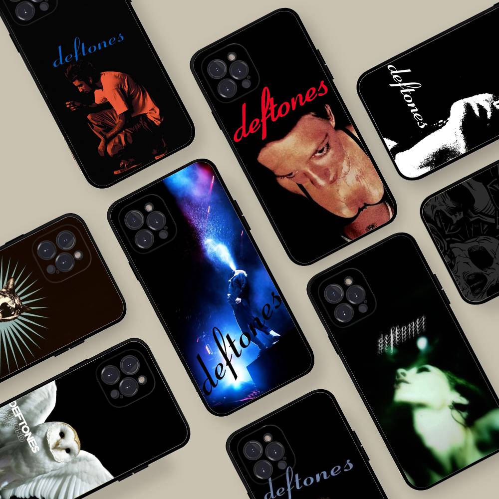 Band D-Deftones Phone Case For iPhone 16 15 14 13 12 11 17 Pro Max Simplicity Back TPU Soft Case
