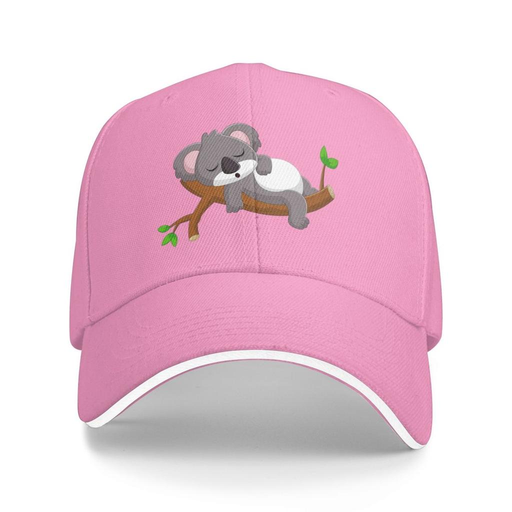 Unisex Baseball Hats Cartoon Koala Is Sleep Outdoor Streetwear Summer Sports Baseball Caps Hip Hop Cap Casquette Hats