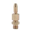 10pcs Male Thread Fountain Nozzle G1/4 Easy Installation Fountain Spray Head G1/8 Brass Fountain Sprinker Water Garden