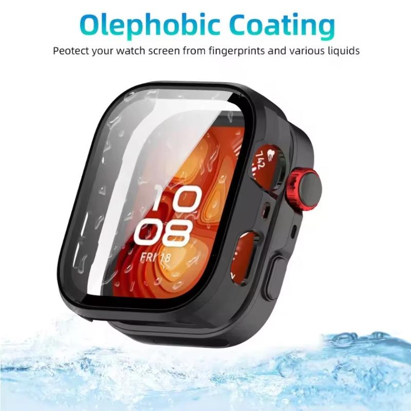 Pasek Nylonowy+Etui PC do Huawei Watch Fit 3/4/4 Pro Chroniące przed Upadkiem+Wygodna Oddychająca Opaska na Nadgarstek Correa