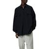 Fear of God Essentials Oversized Two-Pocket Long Sleeve Shirt Black Men 186SP254420F