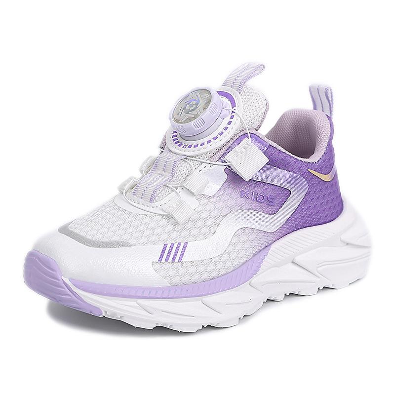 Girls' sports shoes 2025 spring and autumn new children's shoes boys' fashion soft sole non-slip medium and older children's breathable dad shoes