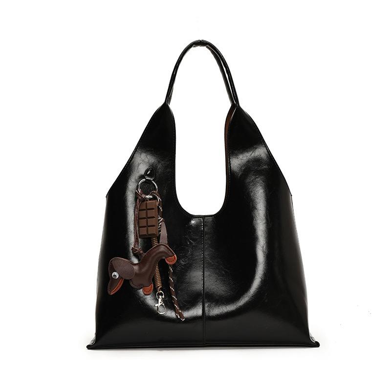 Retro Simple Commuter Underarm Bag Women's Bag Autumn New Large-capacity Simple Shoulder Tote Bag