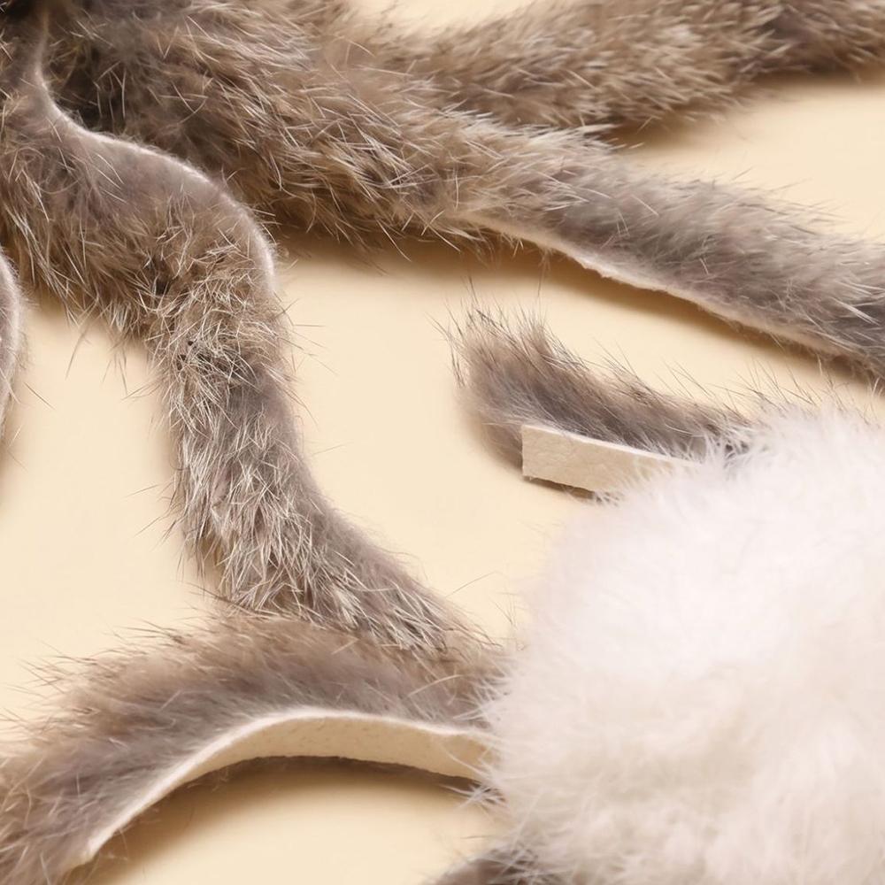 3pcs Plush Ball Cat Toy Teaser Stick for Changing Heads Pet Toys Wand Accessories