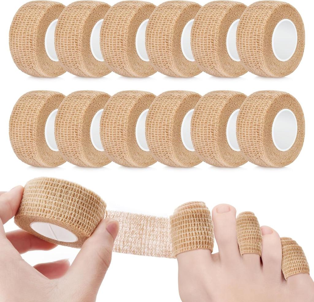Big Toe Bandage Wrap Stretchy Toe Tape Protect Toes & Fingers From Pain Relief Self Adhesive Bandage Wrap Suitable For Thumb