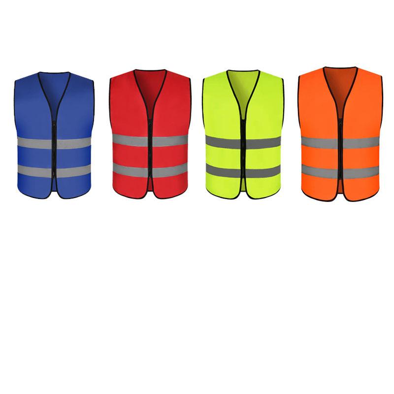 Gilet da Lavoro Rosso Personalizzato con Logo per Promozione di Squadra e Pubblicità