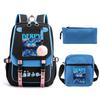 Animation Cartoon Peripheral Printing Children'S Backpack Campus Large Capacity Primary And Secondary School Students Schoolbag Three-Piece Set
